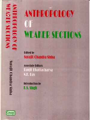 cover image of Anthropology of Weaker Sections